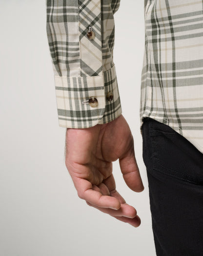 Travis Mathew Outlets Cloud Flannel Plaid Button-Up Men