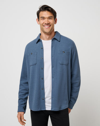 Travis Mathew For Sale Cloud Waffle Shirt Jacket Men