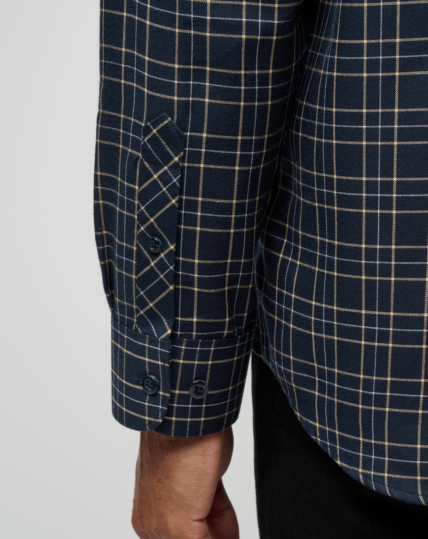 Travis Mathew US Cloud Flannel Plaid Button-Up Men