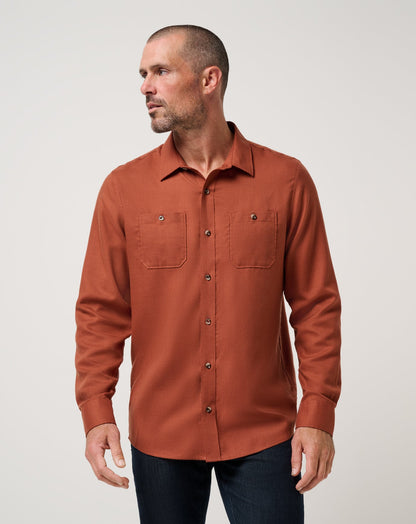 Travis Mathew Sale Cloud Flannel Button-Up Men