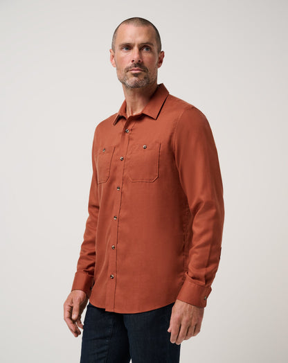Travis Mathew Sale Cloud Flannel Button-Up Men