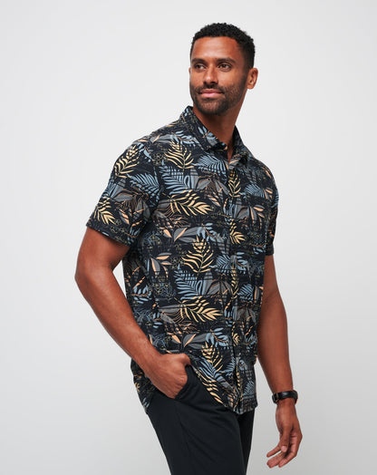 Travis Mathew Outlets Knit Hanabata Days Button-Up Men