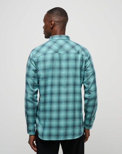 Travis Mathew US Cloud Flannel Plaid Button-Up Men