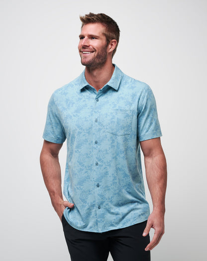 Travis Mathew Online Knit Braddah Button-Up Men