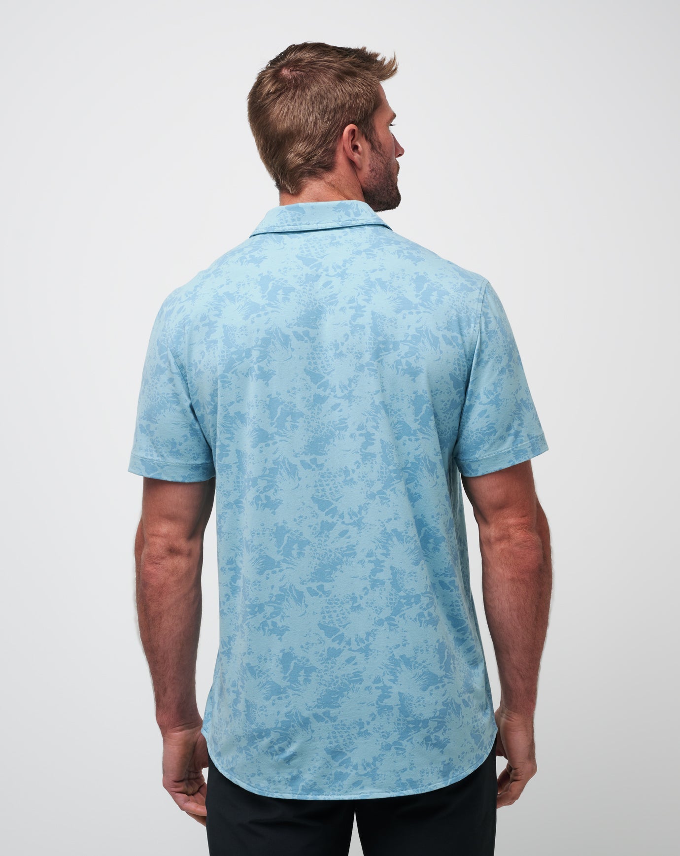 Travis Mathew Online Knit Braddah Button-Up Men