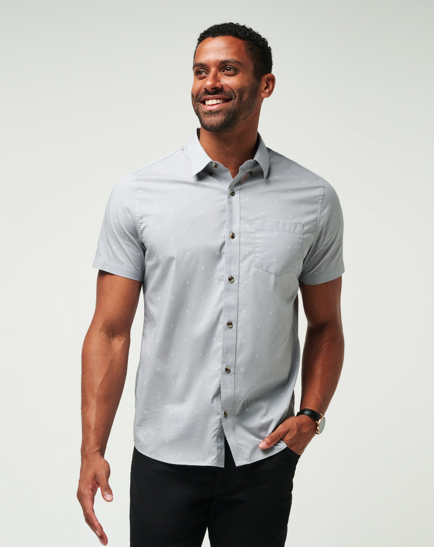 Travis Mathew For Sale Across The Pond Button-Up Men