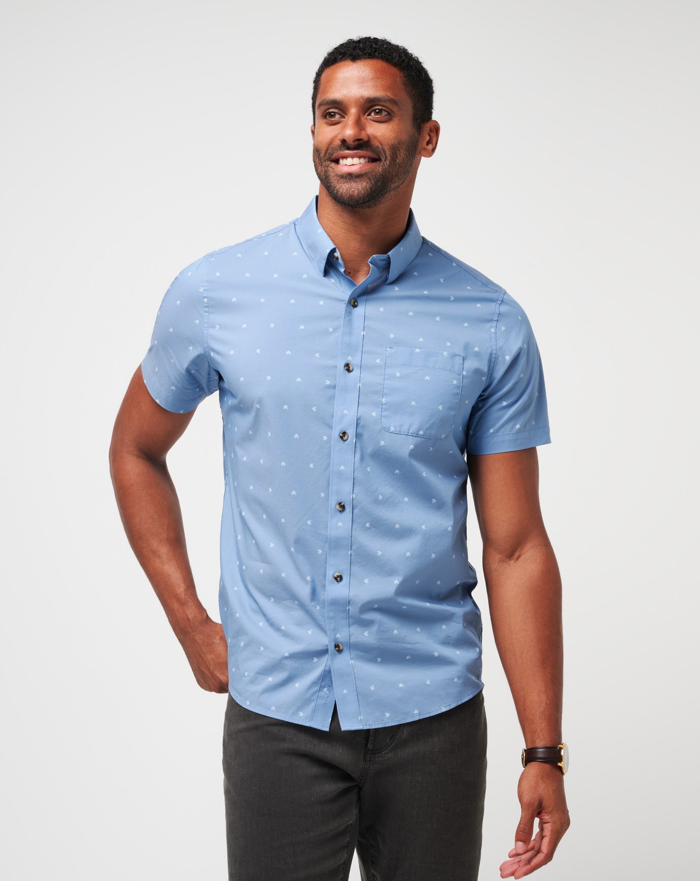 Travis Mathew Online Wind It In Button-Up Men