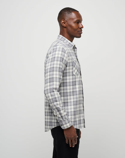 Travis Mathew For Sale Cloud Flannel Plaid Button-Up Men
