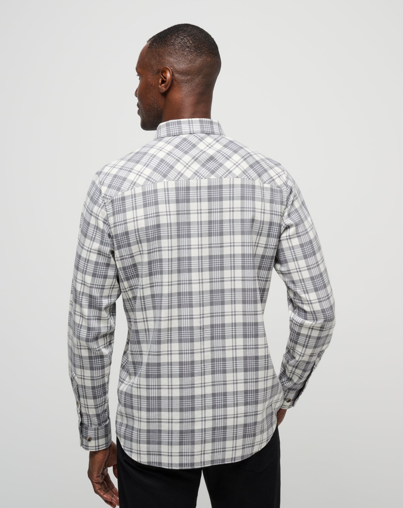 Travis Mathew For Sale Cloud Flannel Plaid Button-Up Men