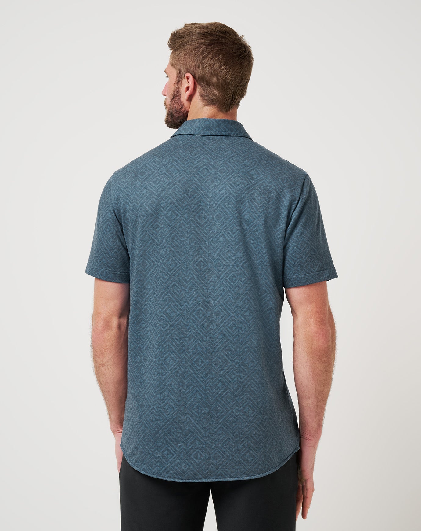 Travis Mathew Sale Knit Featherweight Night Button-Up Men