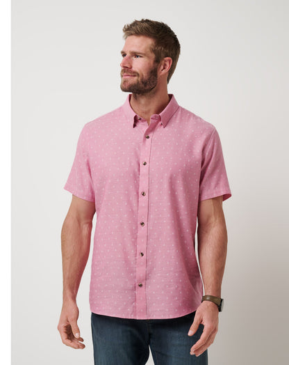 Travis Mathew Discount Early Check In Button-Up Men