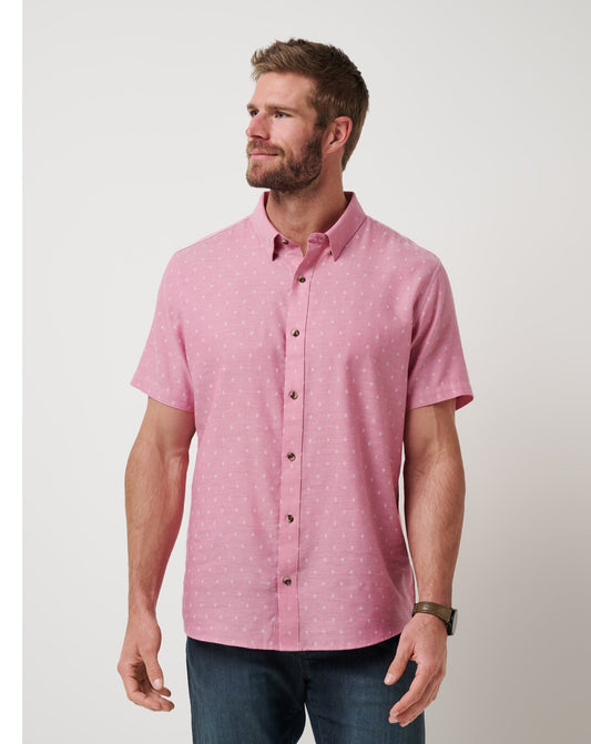 Travis Mathew Discount Early Check In Button-Up Men