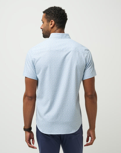 Travis Mathew Outlets Techwoven Country Mile Button-Up Men