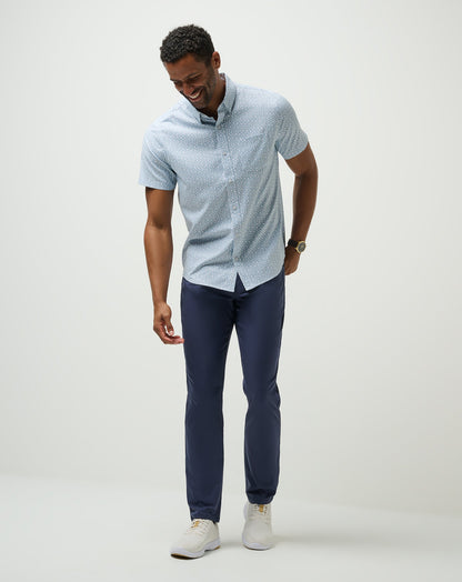 Travis Mathew Outlets Techwoven Country Mile Button-Up Men