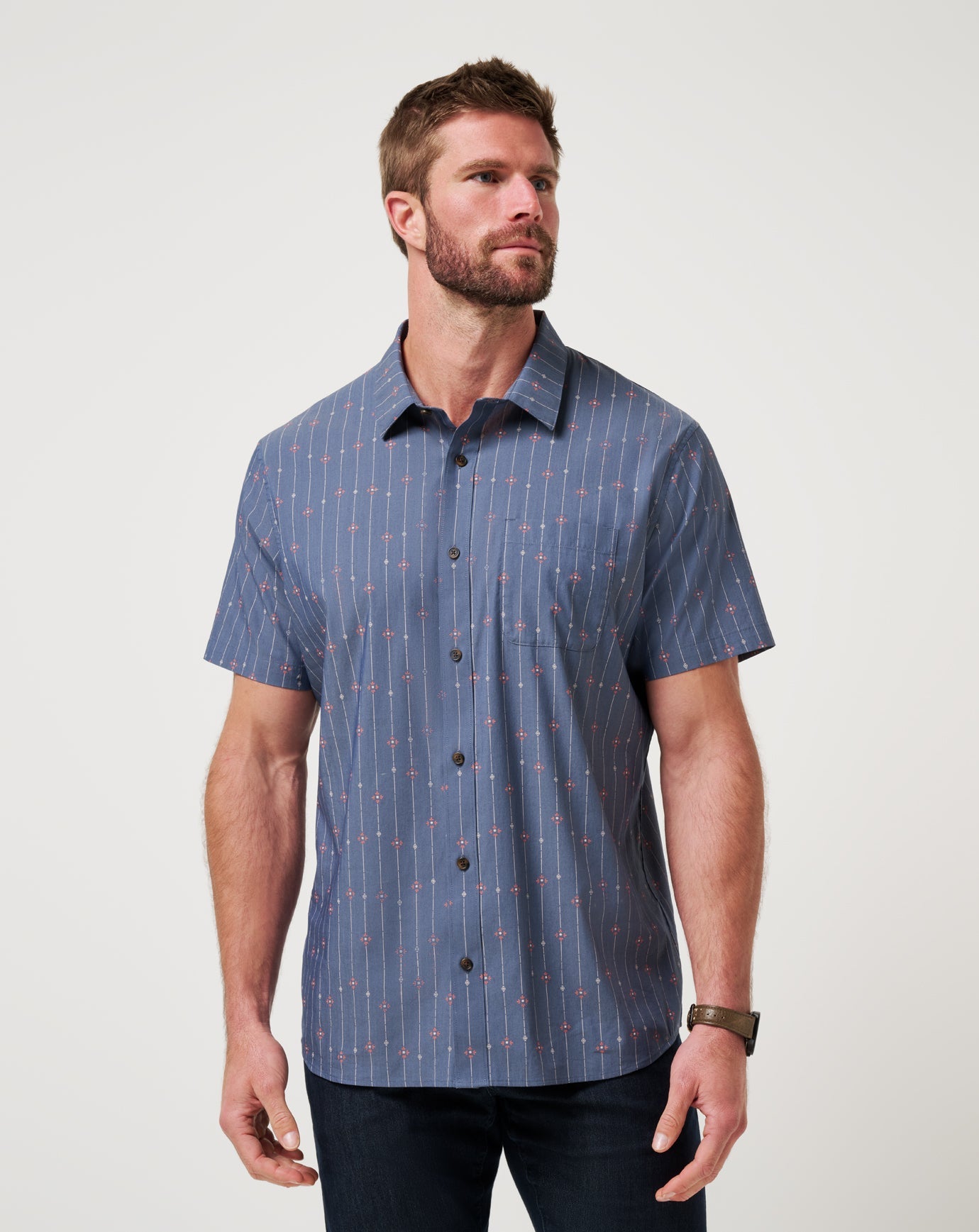 Travis Mathew US Deco Button-Up Men