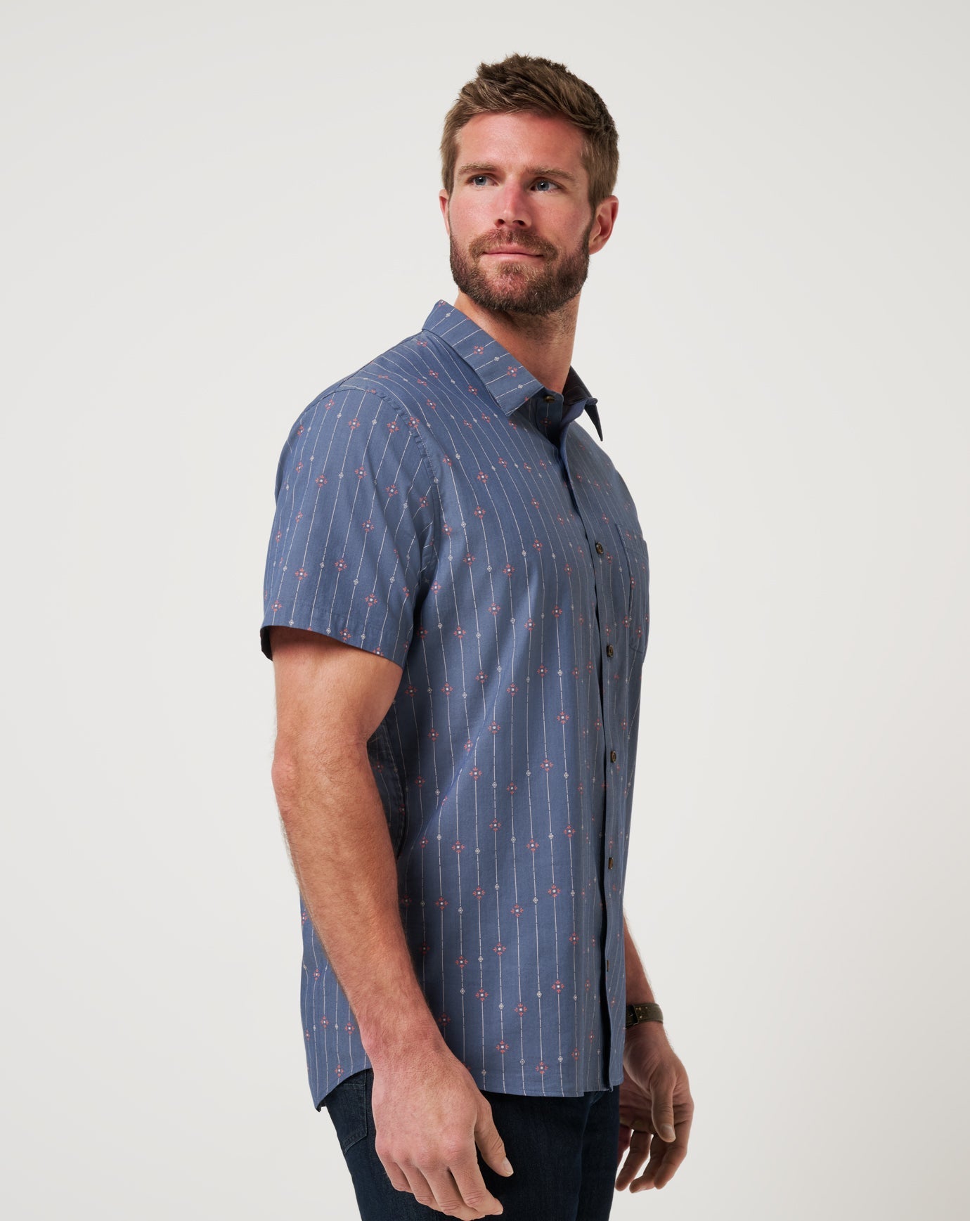 Travis Mathew US Deco Button-Up Men