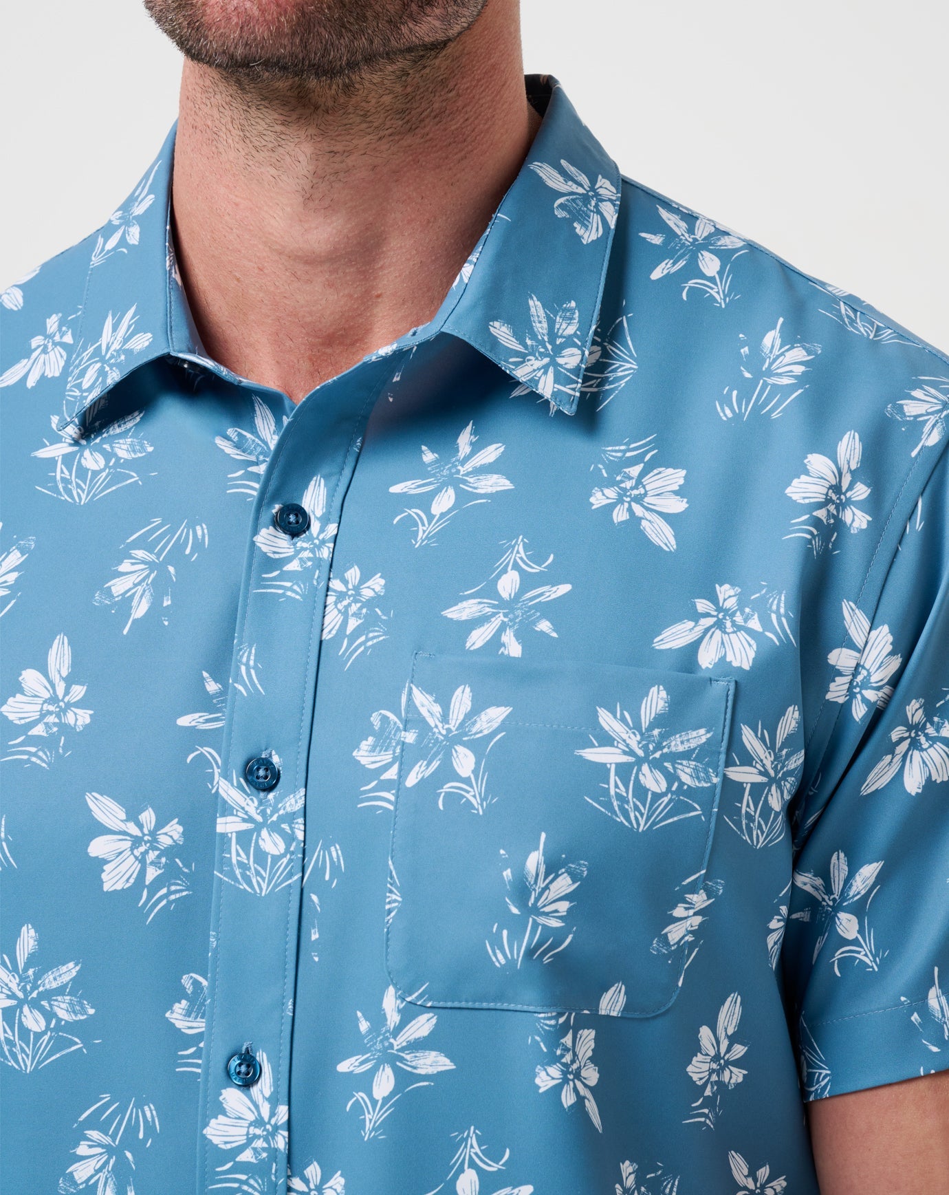 Travis Mathew Online Techwoven Seamate Button-Up Men