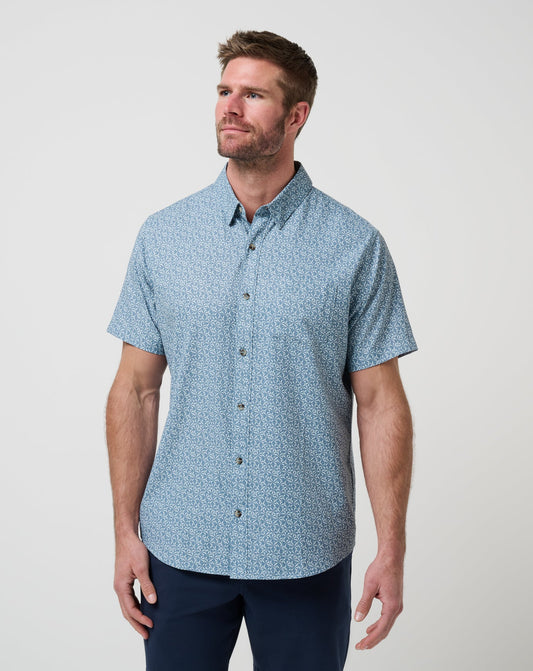 Travis Mathew US Techwoven Country Mile Button-Up Men