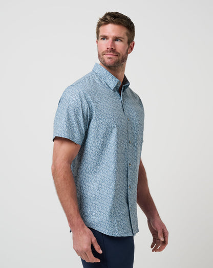 Travis Mathew US Techwoven Country Mile Button-Up Men