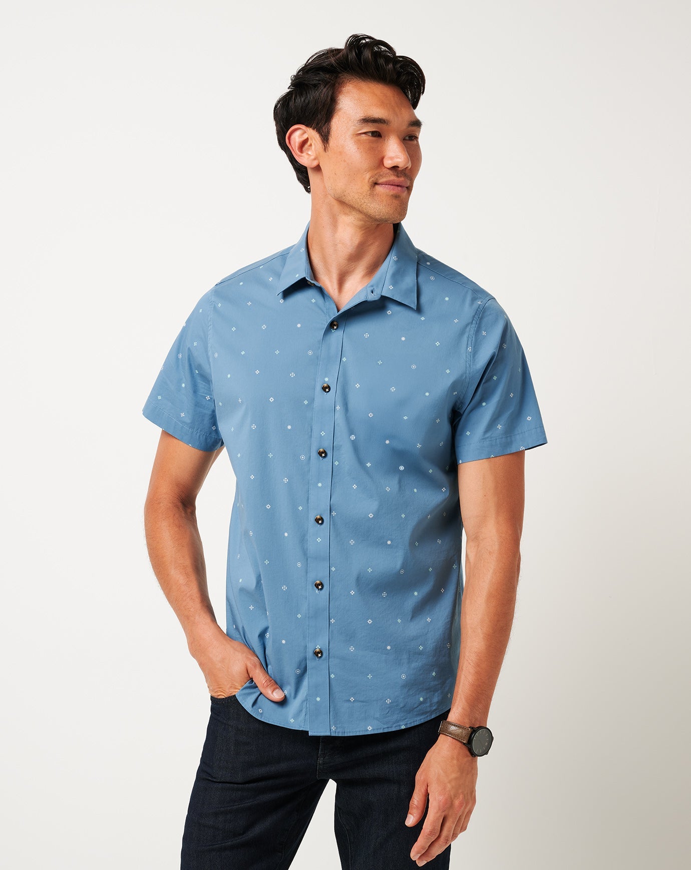 Travis Mathew Sale Per Aspera Button-Up Men