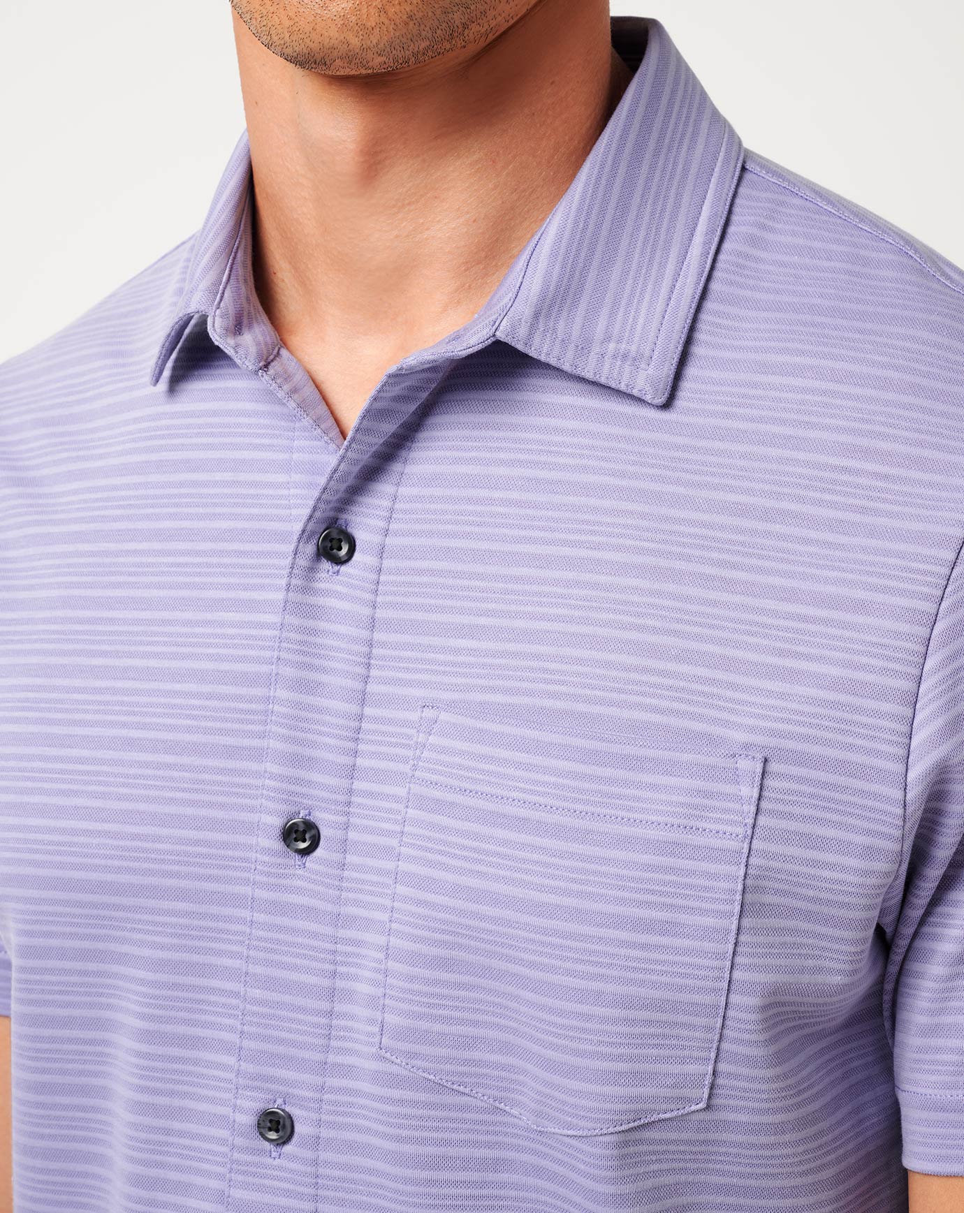Travis Mathew Outlets Knit Trip To The City Button-Up Men
