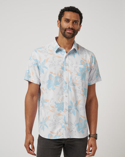 Travis Mathew US Techwoven Board Battle Button-Up Men|New