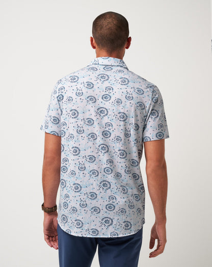 Travis Mathew Online Knit Flourish Button-Up Men