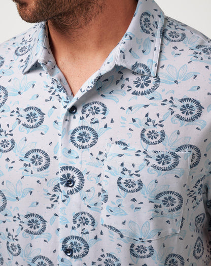 Travis Mathew Online Knit Flourish Button-Up Men