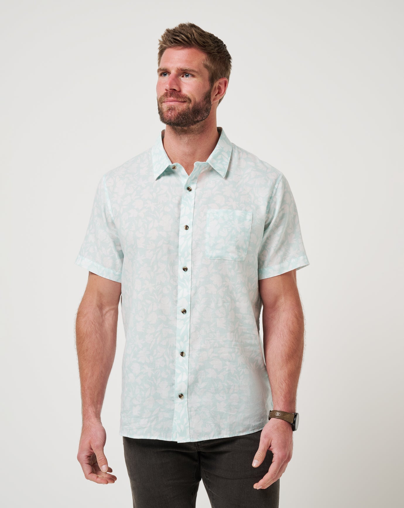 Travis Mathew Outlets Double Room Button-Up Men