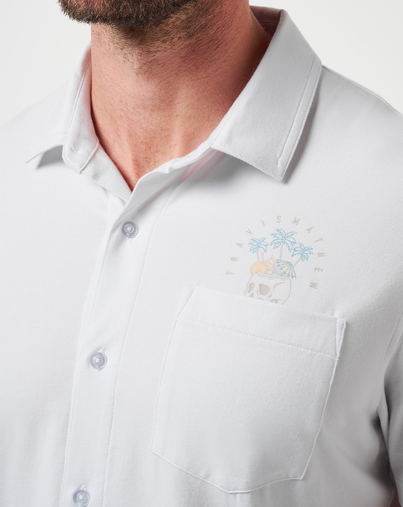 Travis Mathew For Sale Poolside Pitcher Button-Up Men
