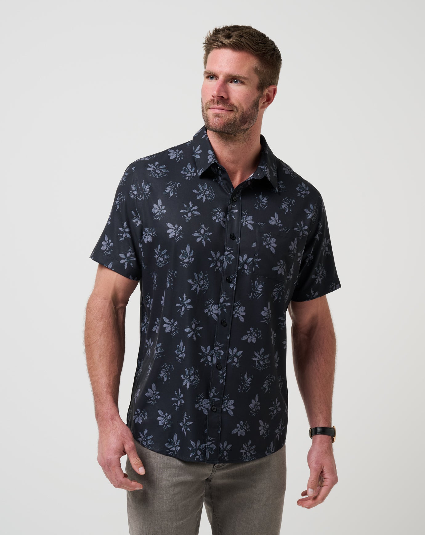Travis Mathew Online Techwoven Seamate Button-Up Men