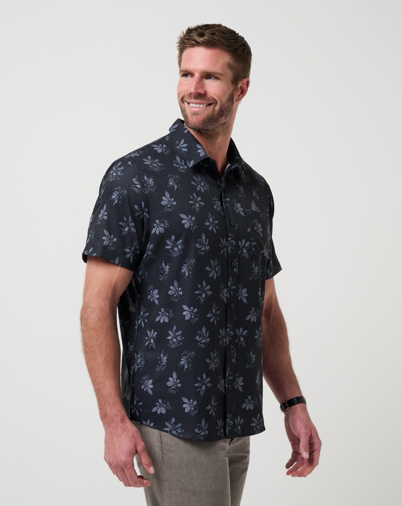 Travis Mathew Online Techwoven Seamate Button-Up Men