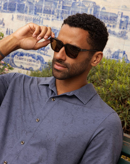 Travis Mathew Discount Knit Featherweight Tides Button-Up Men