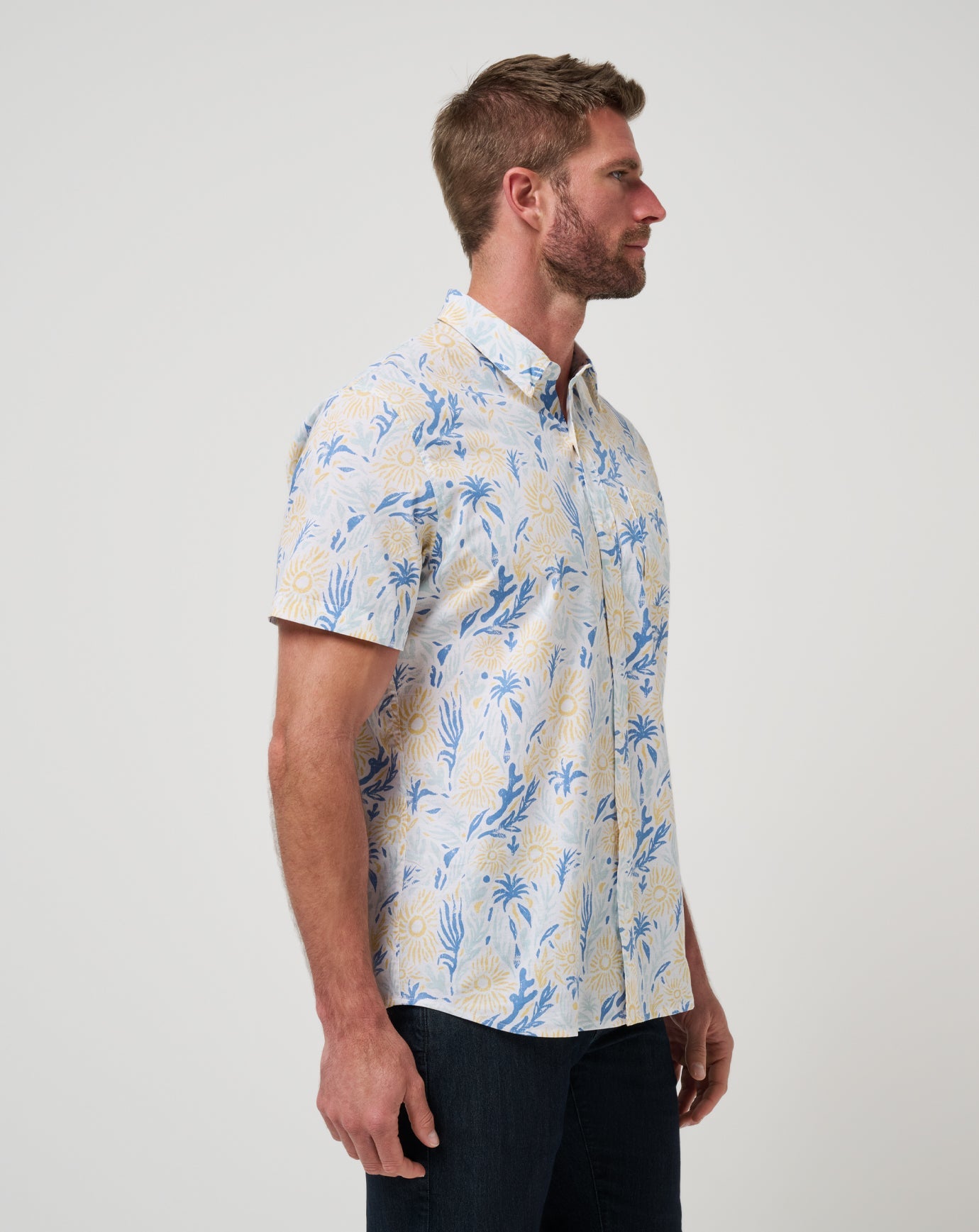 Travis Mathew US Souvenir City Button-Up Men