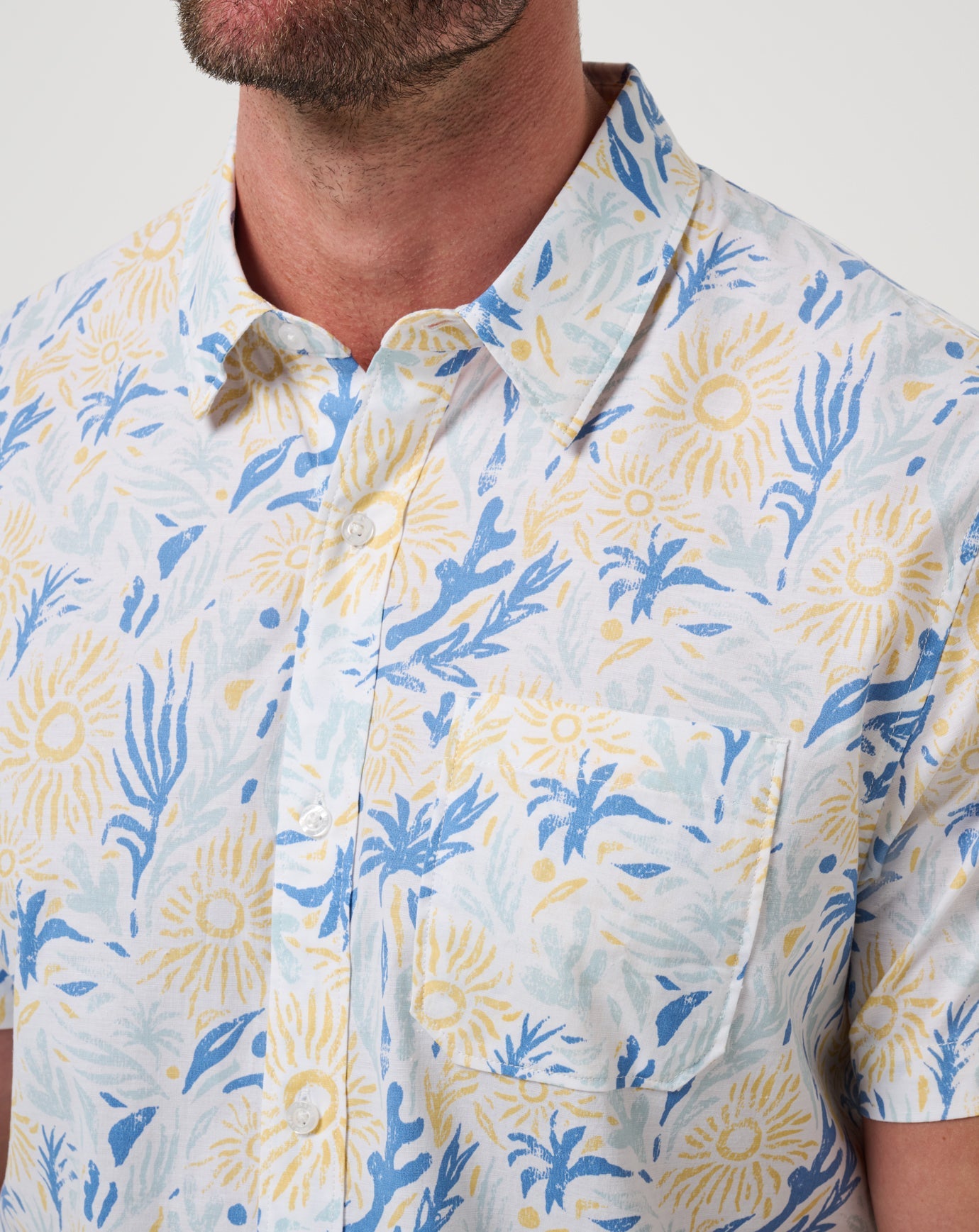 Travis Mathew US Souvenir City Button-Up Men