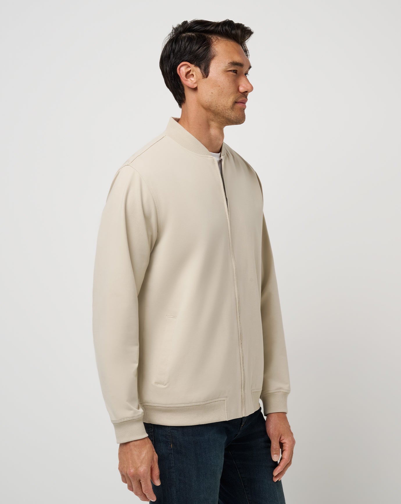 Travis Mathew For Sale Stretchknit Bomber Jacket Men