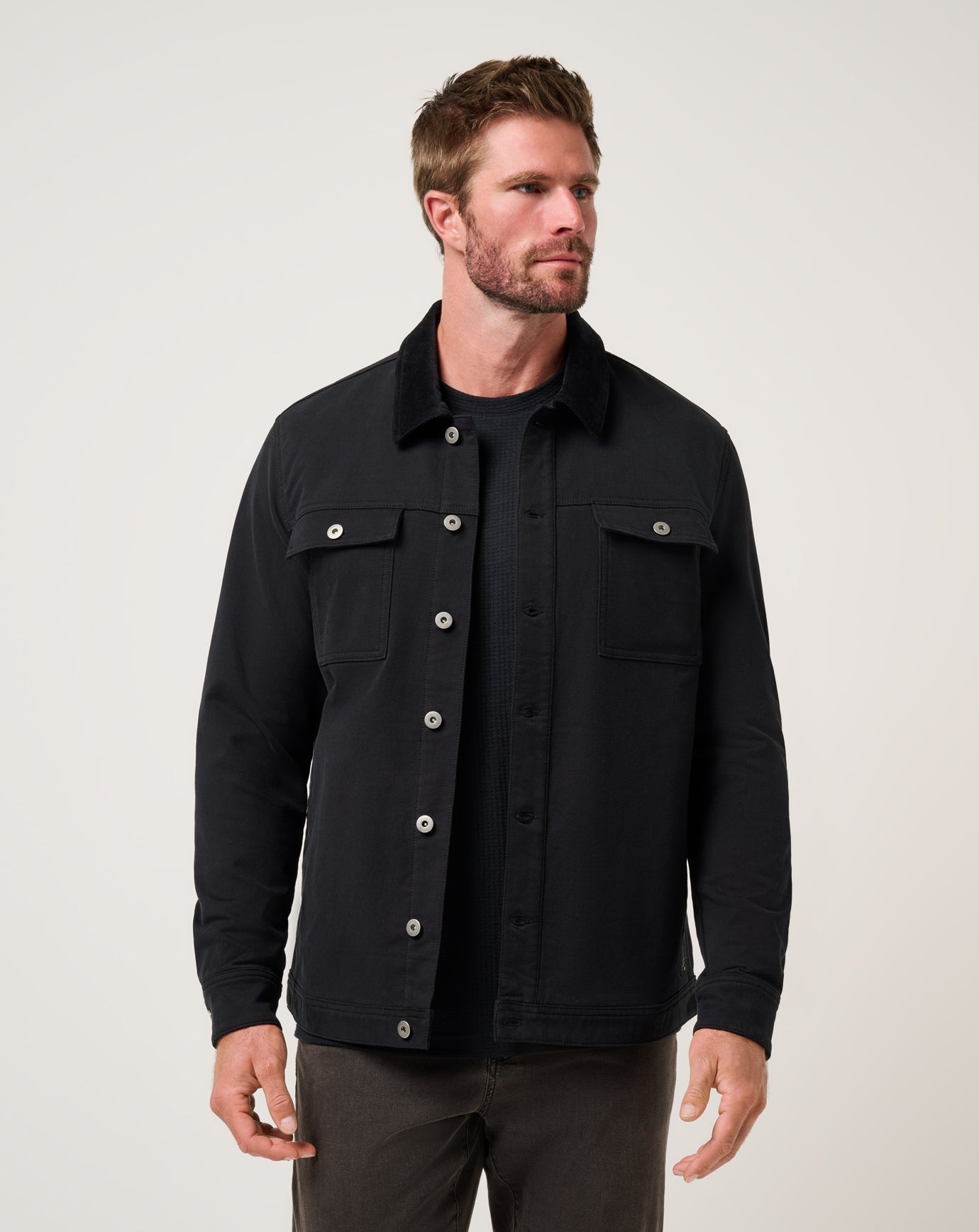 Travis Mathew Online Cloud Denim Cord Jacket Men