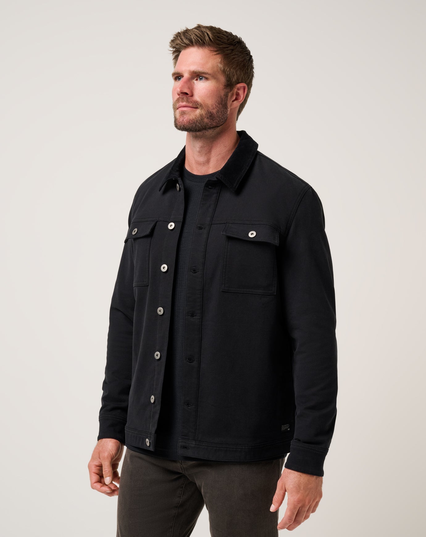 Travis Mathew Online Cloud Denim Cord Jacket Men