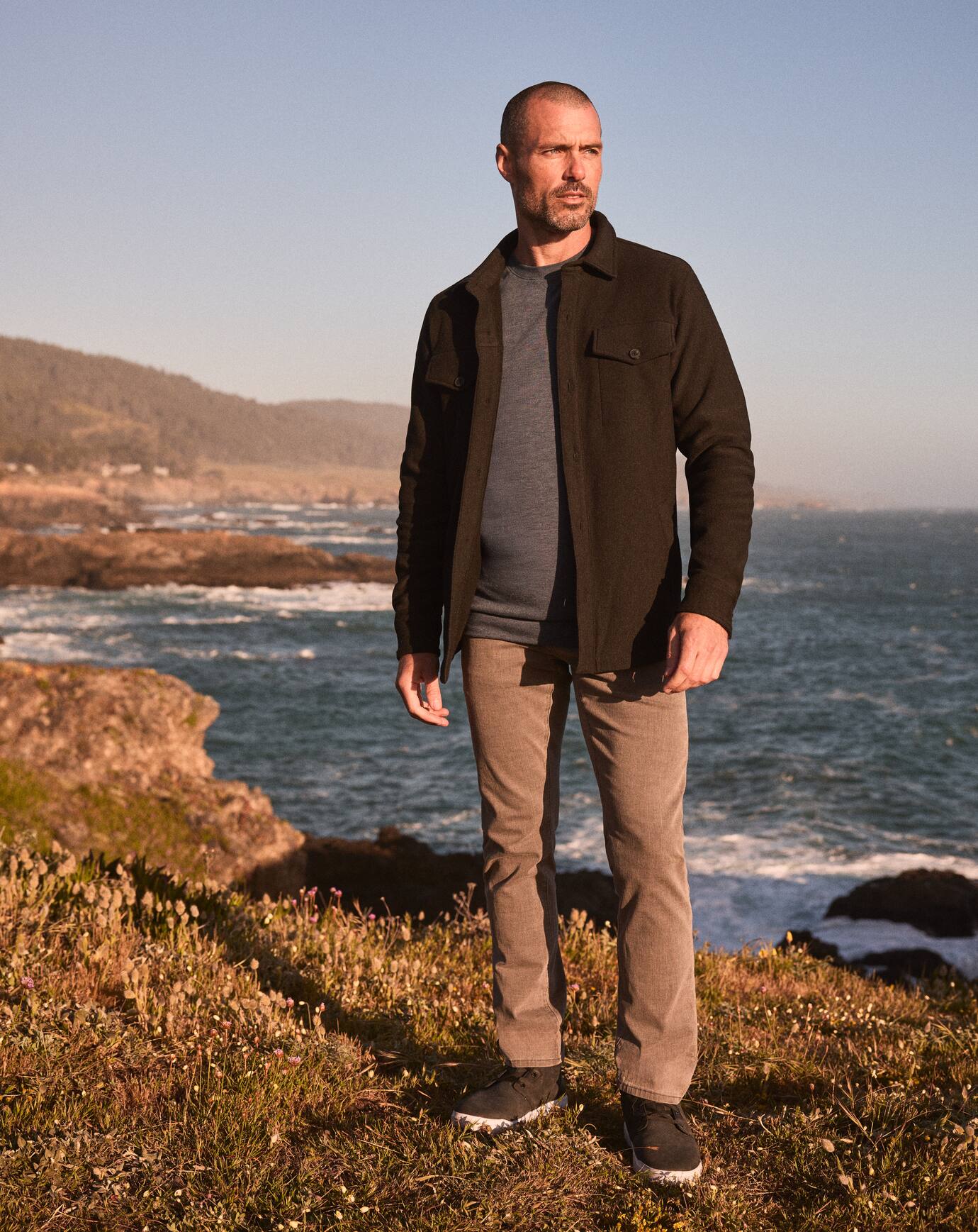 Travis Mathew Discount Are We There Yet Shirt Jacket Men