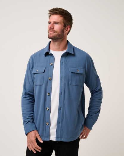 Travis Mathew Outlets Peak Fleece Shirt Jacket Men