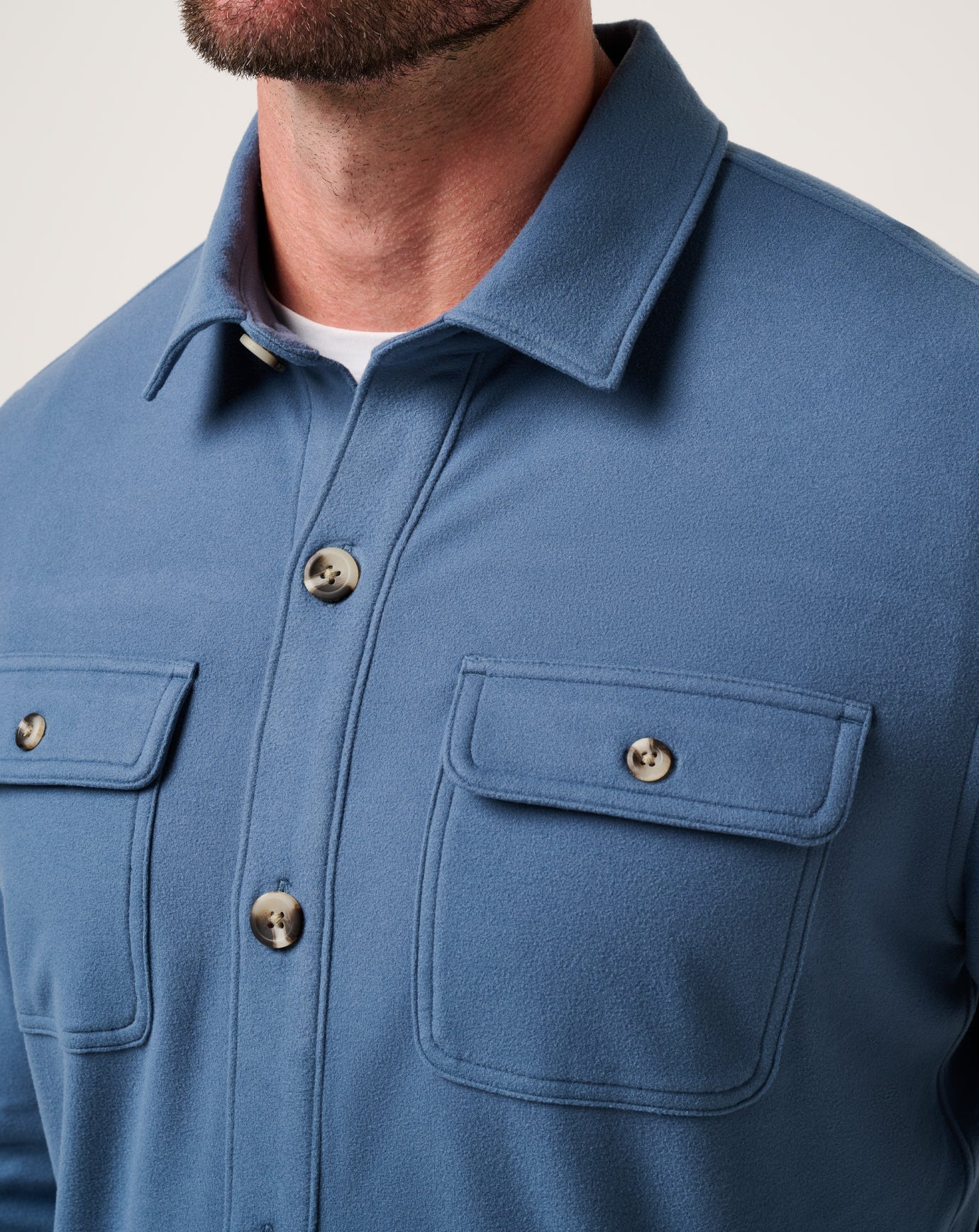 Travis Mathew Outlets Peak Fleece Shirt Jacket Men