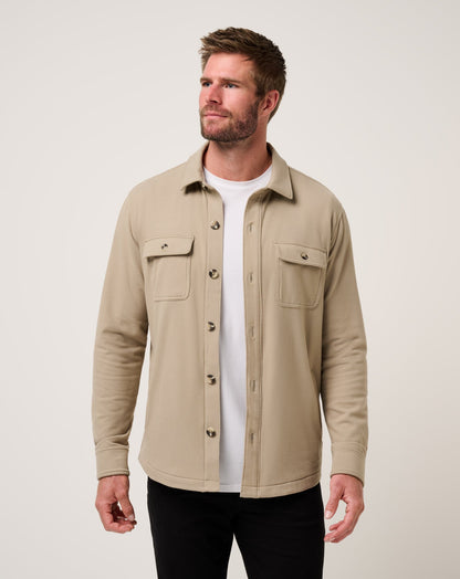 Travis Mathew For Sale Peak Fleece Shirt Jacket Men