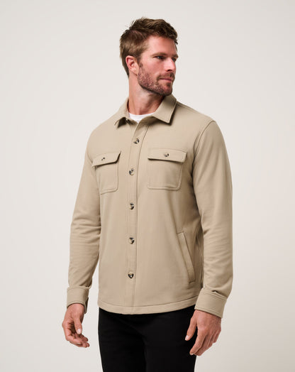 Travis Mathew For Sale Peak Fleece Shirt Jacket Men