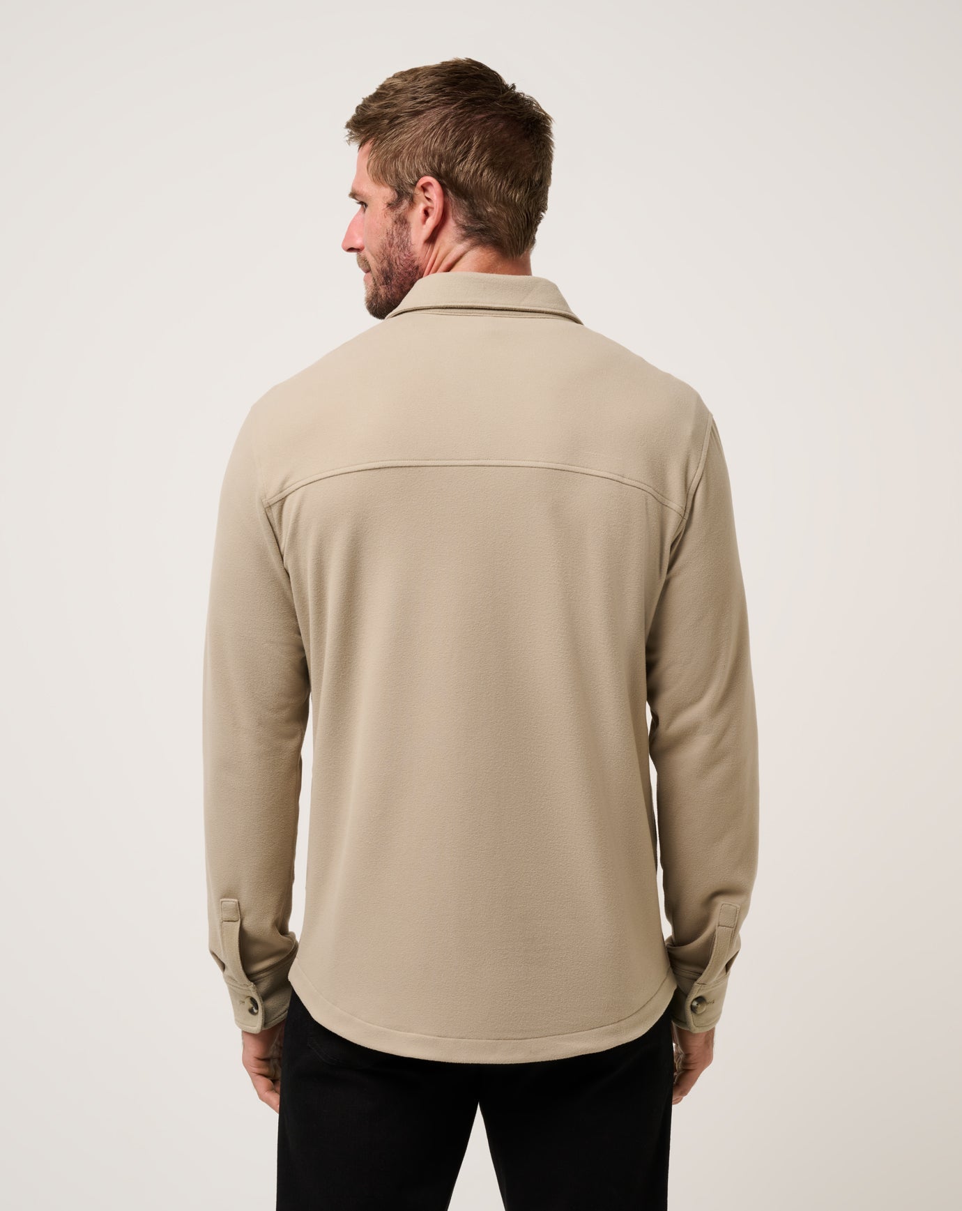 Travis Mathew For Sale Peak Fleece Shirt Jacket Men