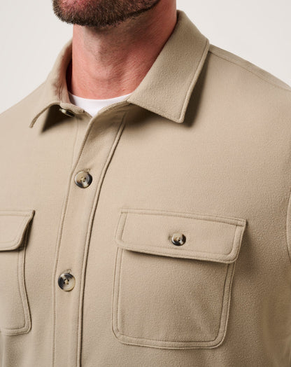 Travis Mathew For Sale Peak Fleece Shirt Jacket Men