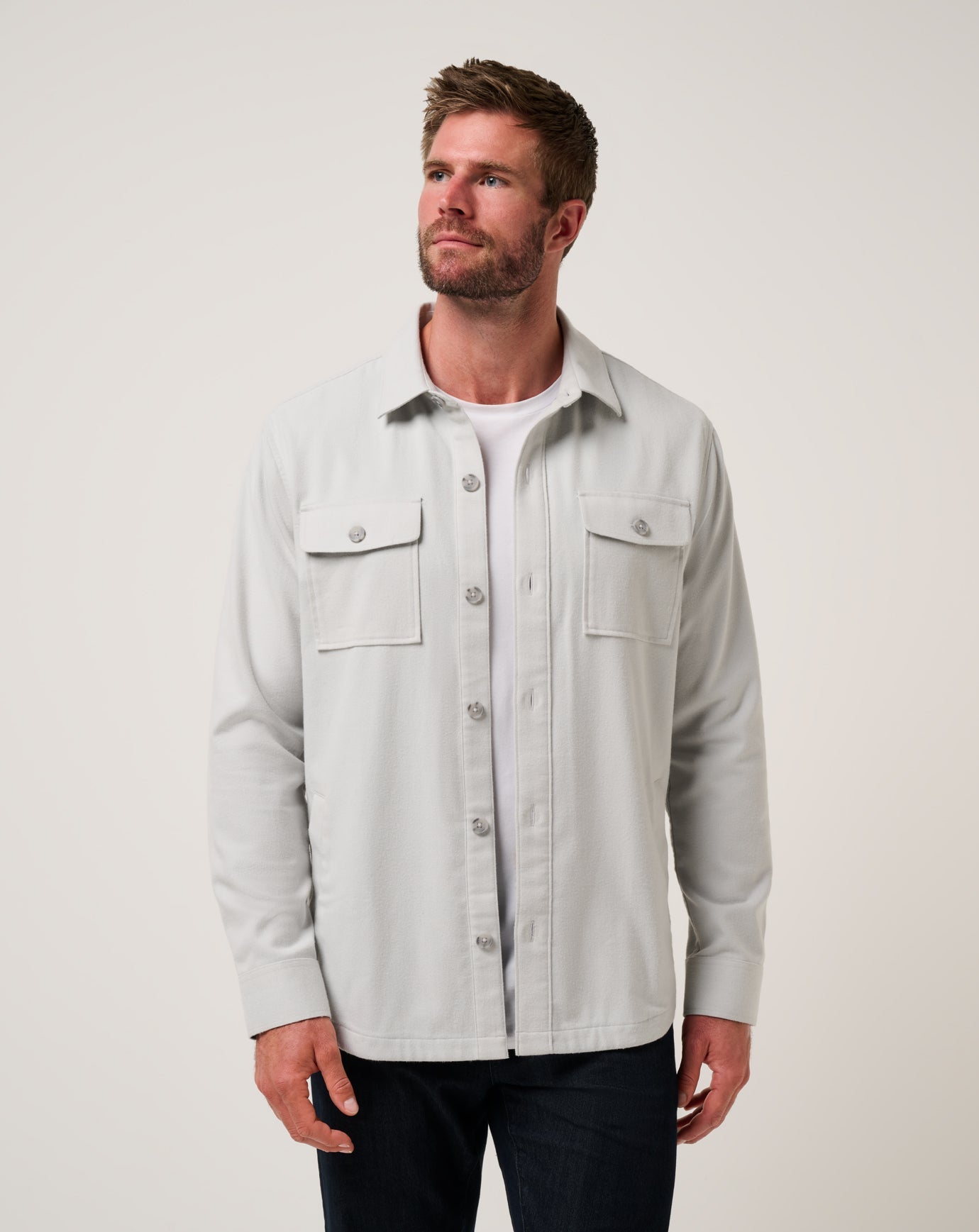Travis Mathew Online Wanna Bet Shirt Jacket Men