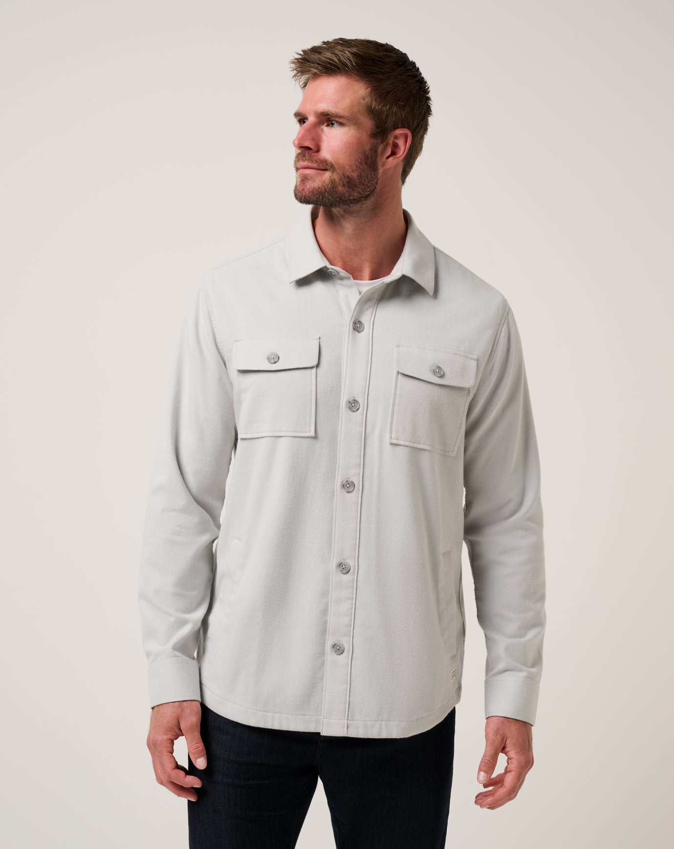 Travis Mathew Online Wanna Bet Shirt Jacket Men