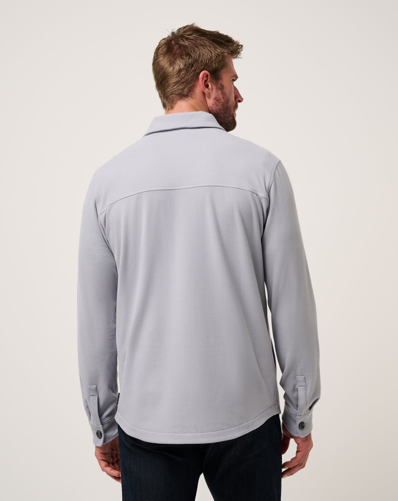 Travis Mathew Sale Peak Fleece Shirt Jacket Men
