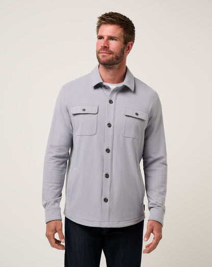 Travis Mathew Sale Peak Fleece Shirt Jacket Men