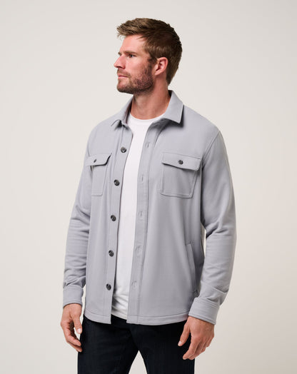 Travis Mathew Sale Peak Fleece Shirt Jacket Men